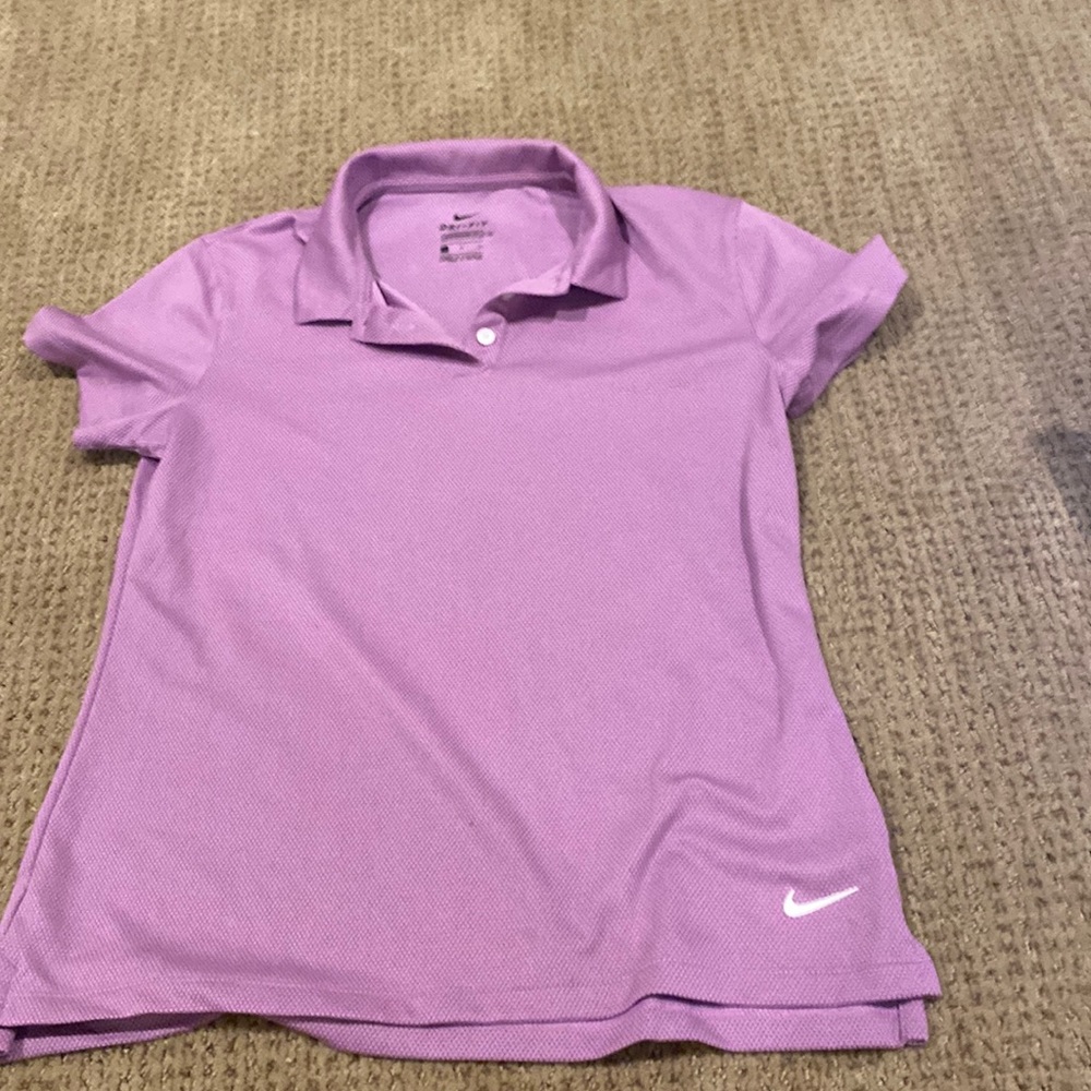 nike dri fit standard fit womens golf polo